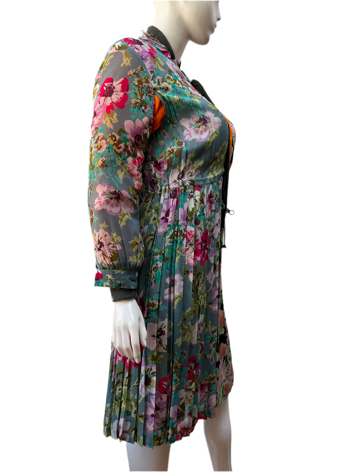 Junya Watanabe x Comme Des Garçons Floral Pleated Bomber Dress