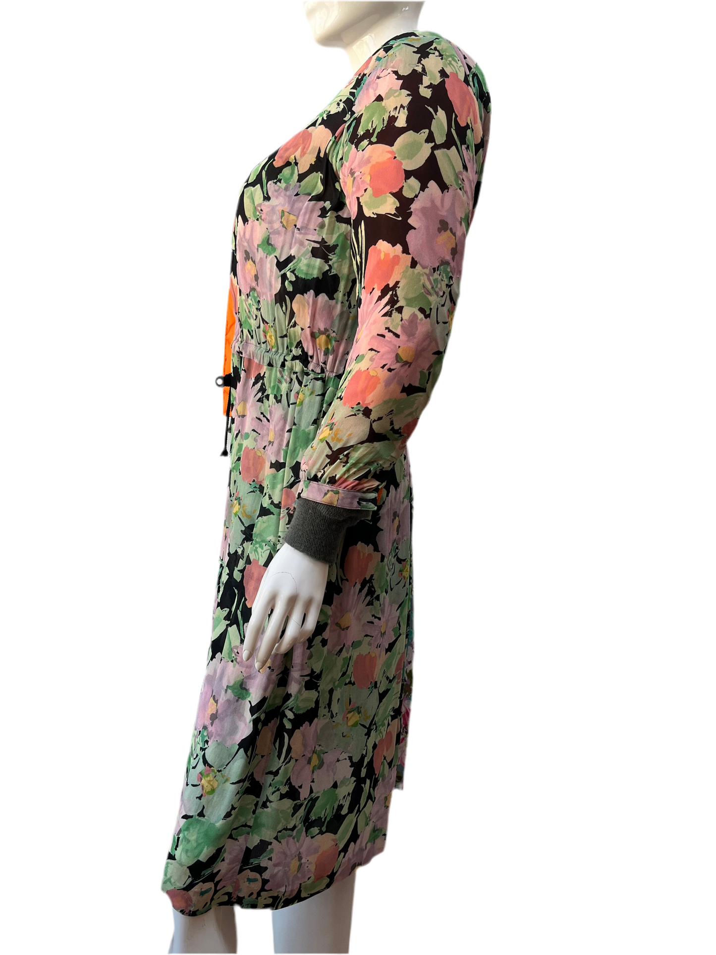 Junya Watanabe x Comme Des Garçons Floral Pleated Bomber Dress
