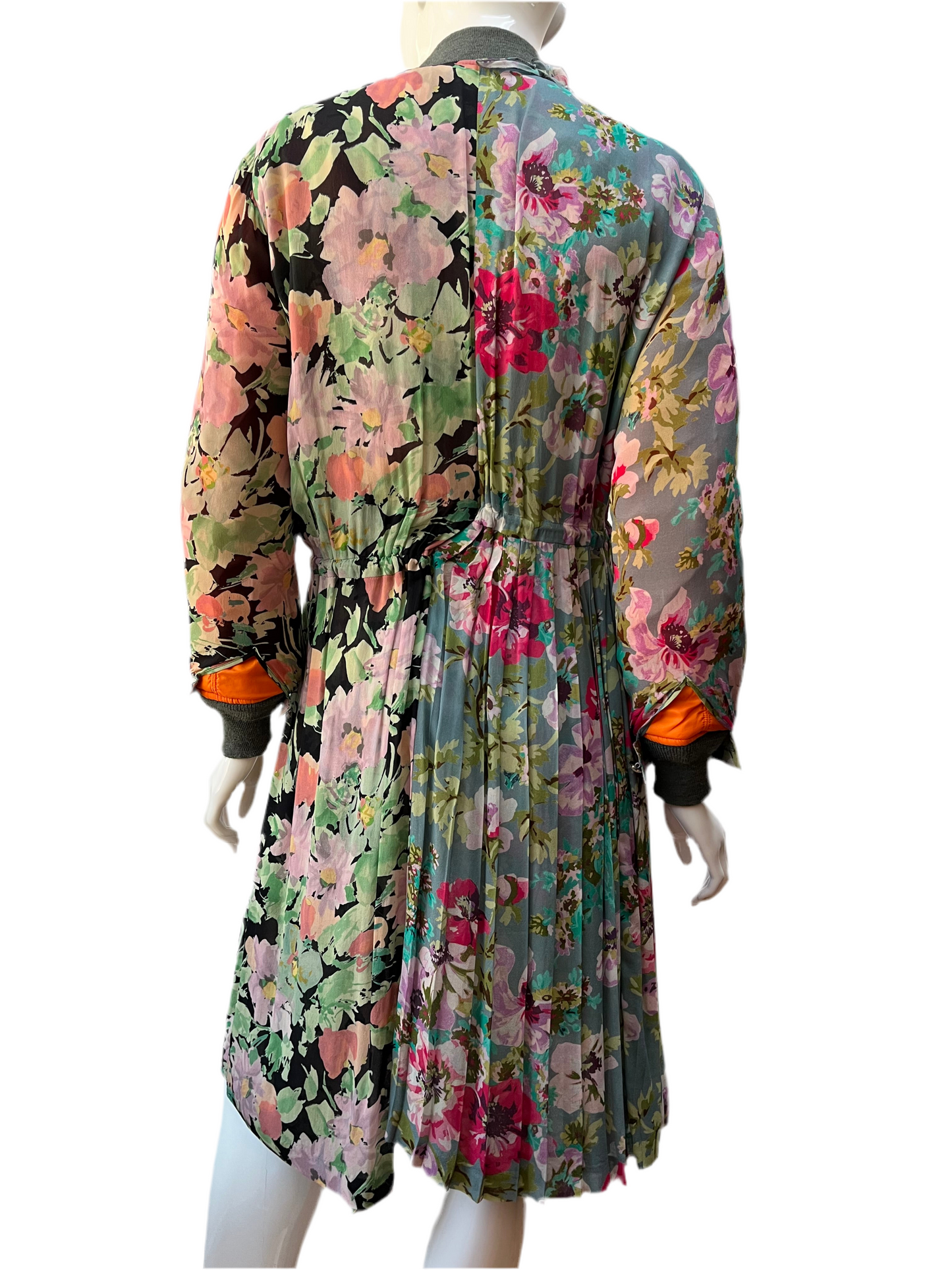 Junya Watanabe x Comme Des Garçons Floral Pleated Bomber Dress
