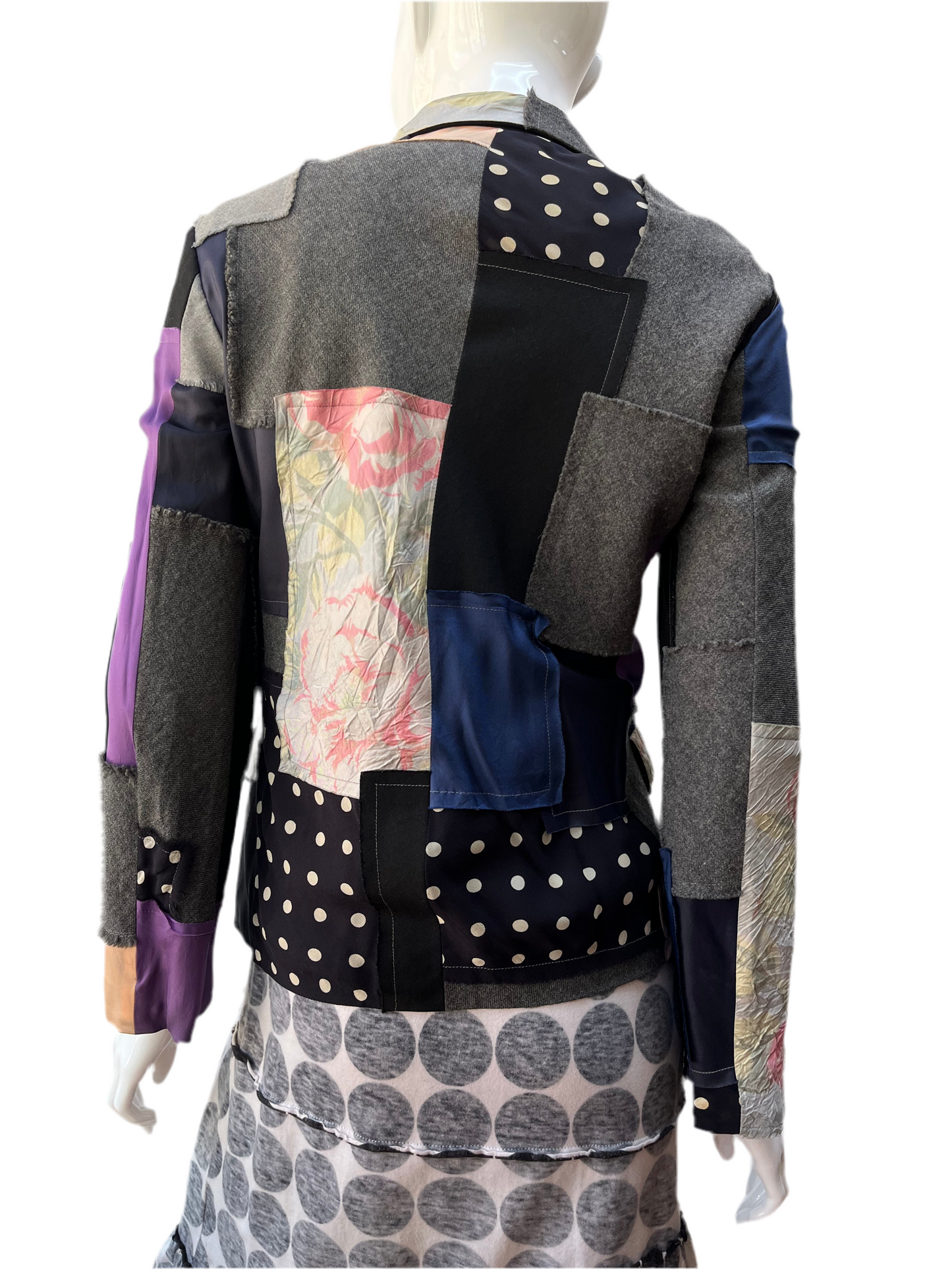 Comme Des Garçons Patchwork Blazer