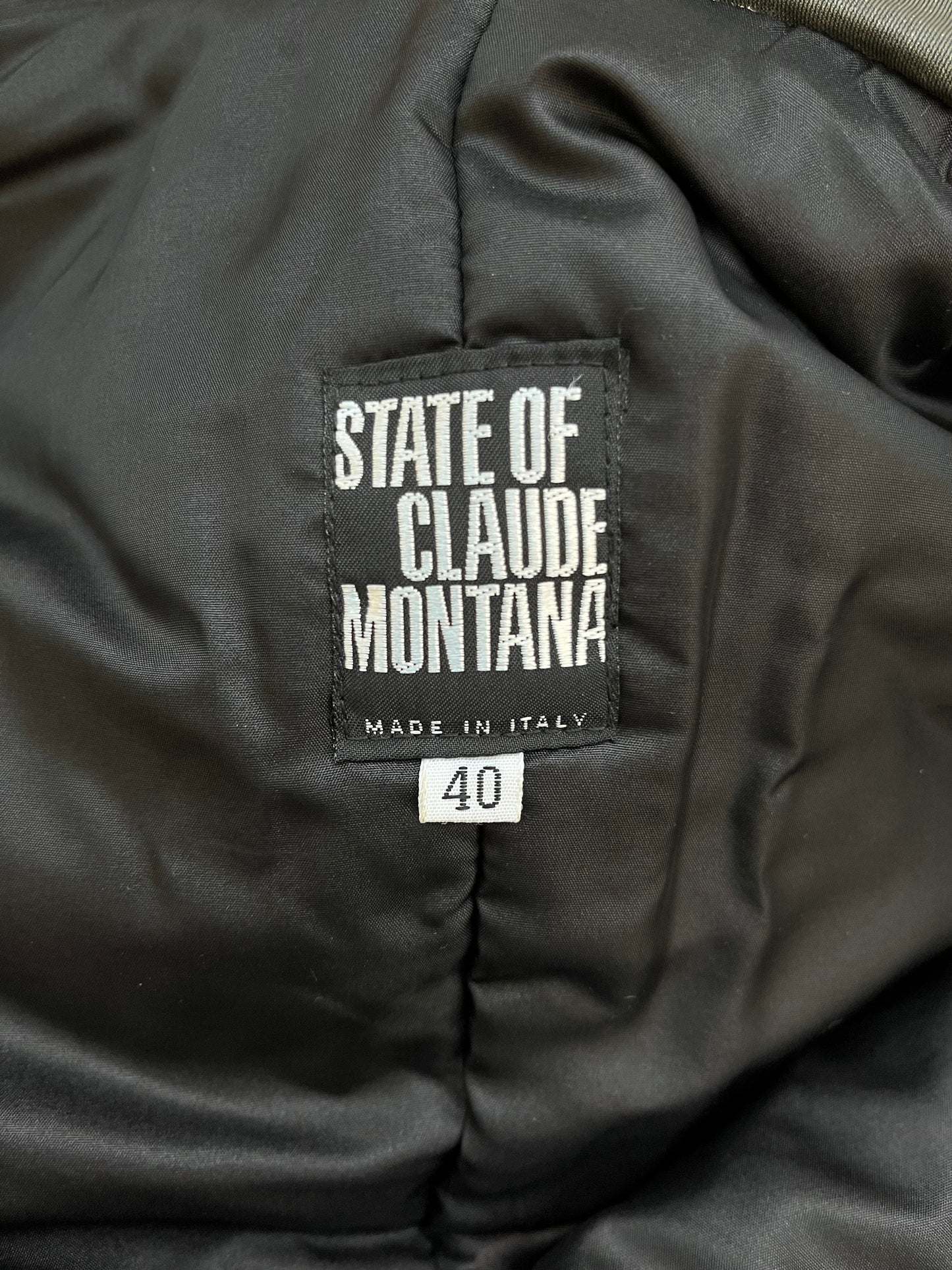 State of Claude Montana Iridescent Puff Jacket