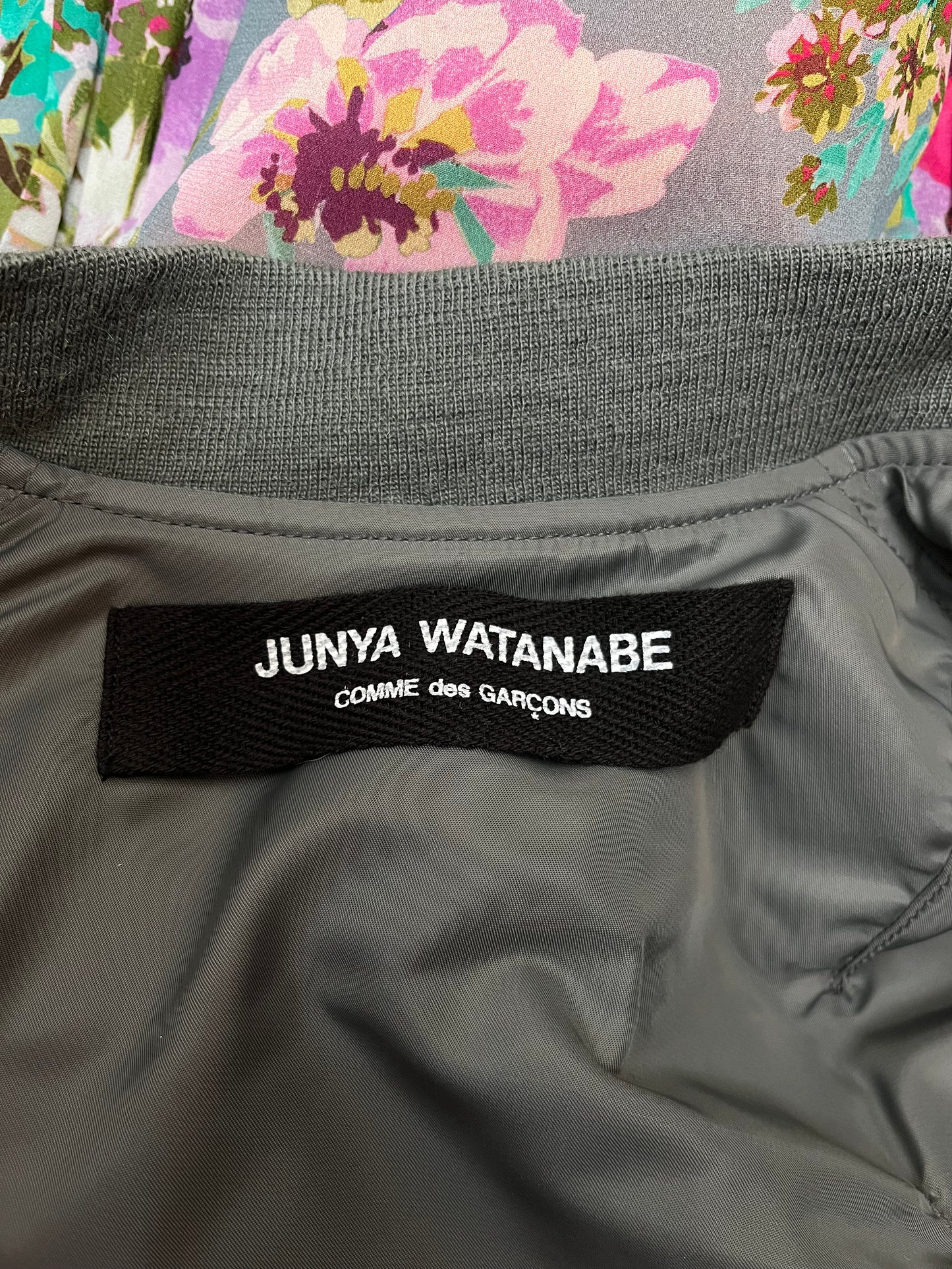 Junya Watanabe x Comme Des Garçons Floral Pleated Bomber Dress