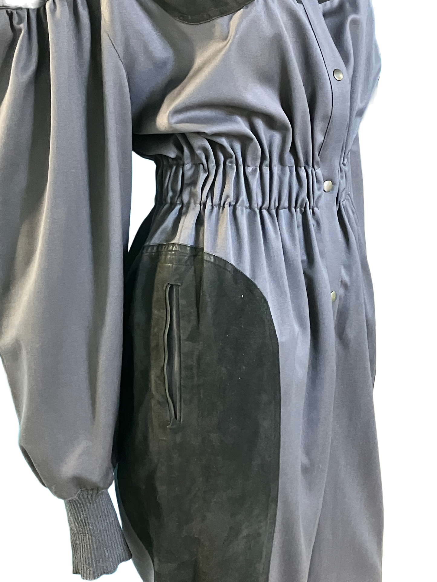 Thierry Mugler 1970’s Suede Appliqué Jumpsuit