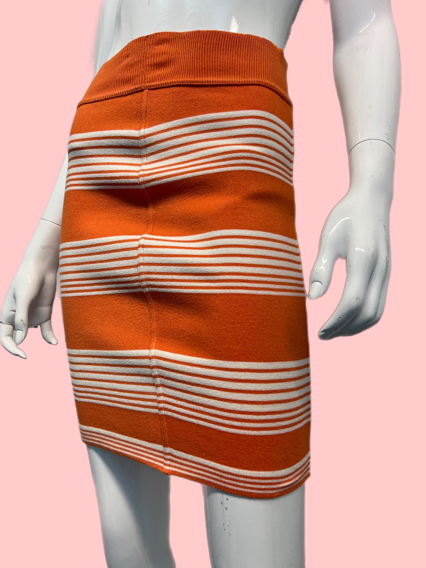 1990’s Alaia Striped knit Mini Skirt