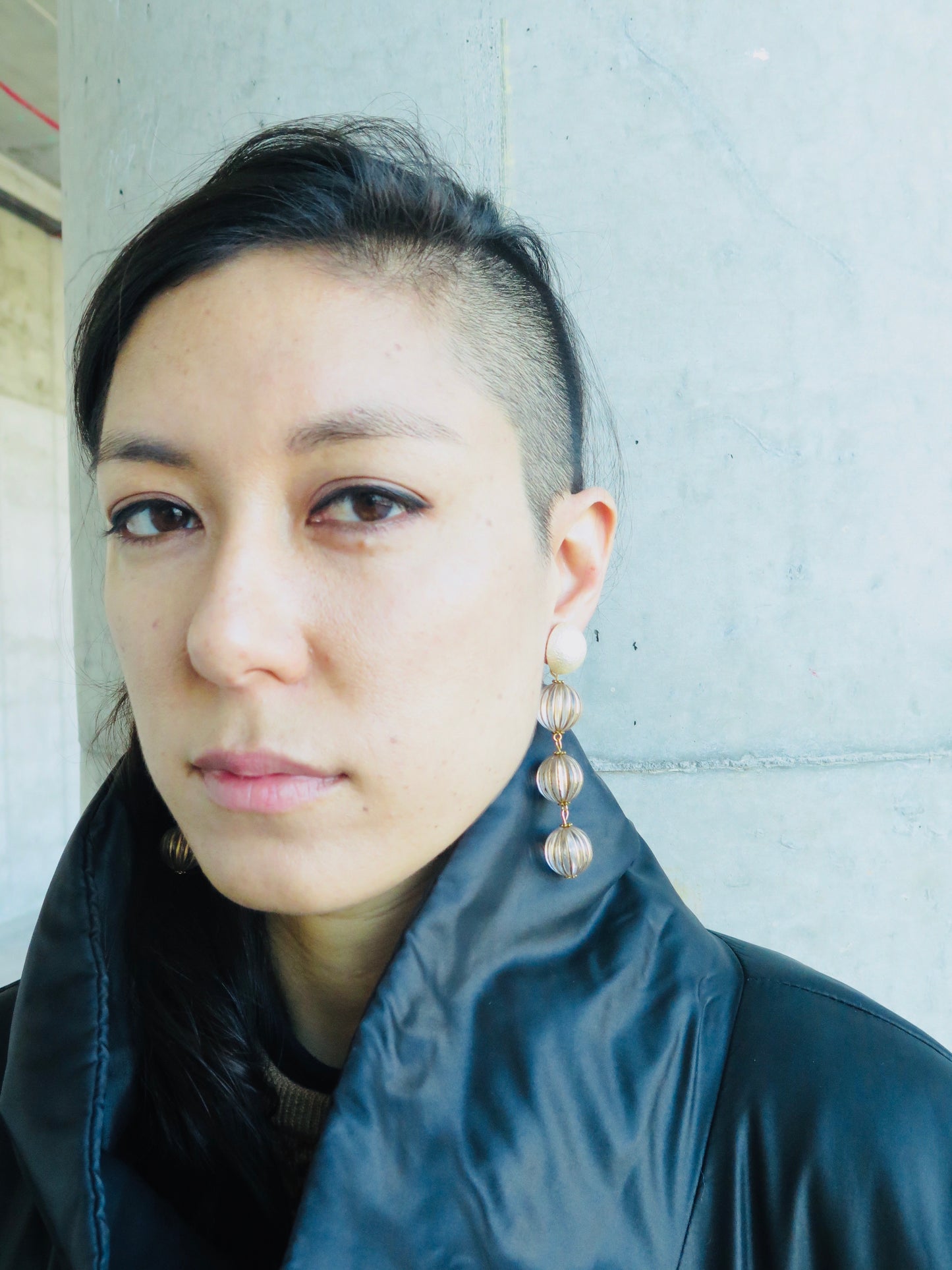 Bijoux x Bui Harlow Painted Lucite Drop Earrings