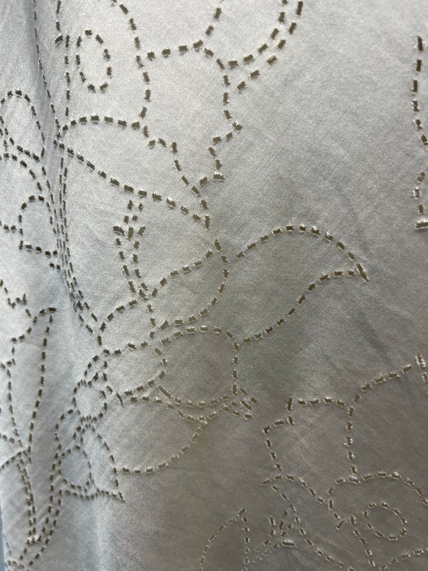 1990’s Anna Molinari Floral Laser Cut Silk Dress