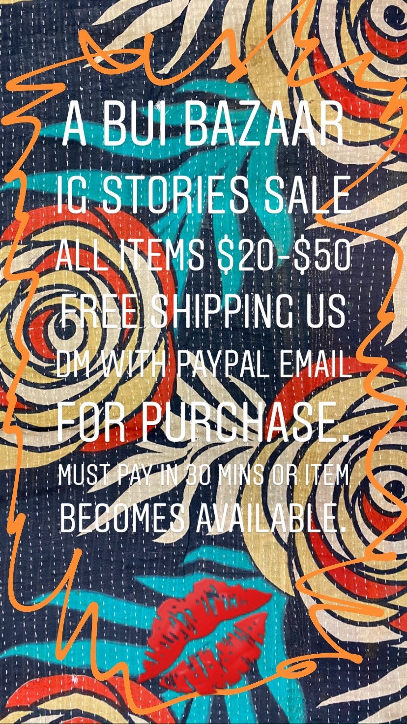 A BUI Bazaar IG Stories Sale