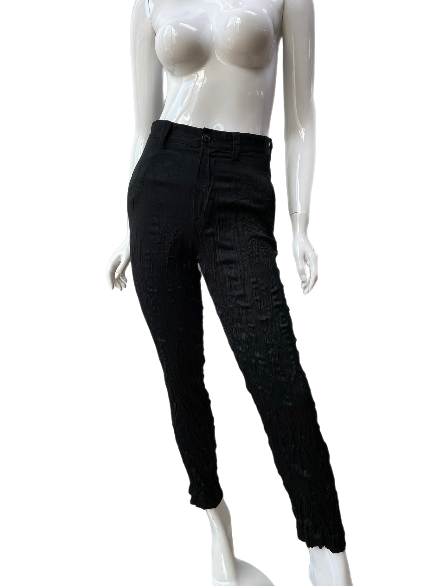 Issey Miyake Crinkle Pleated Pants
