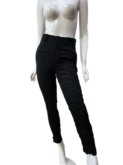 Issey Miyake Crinkle Pleated Pants