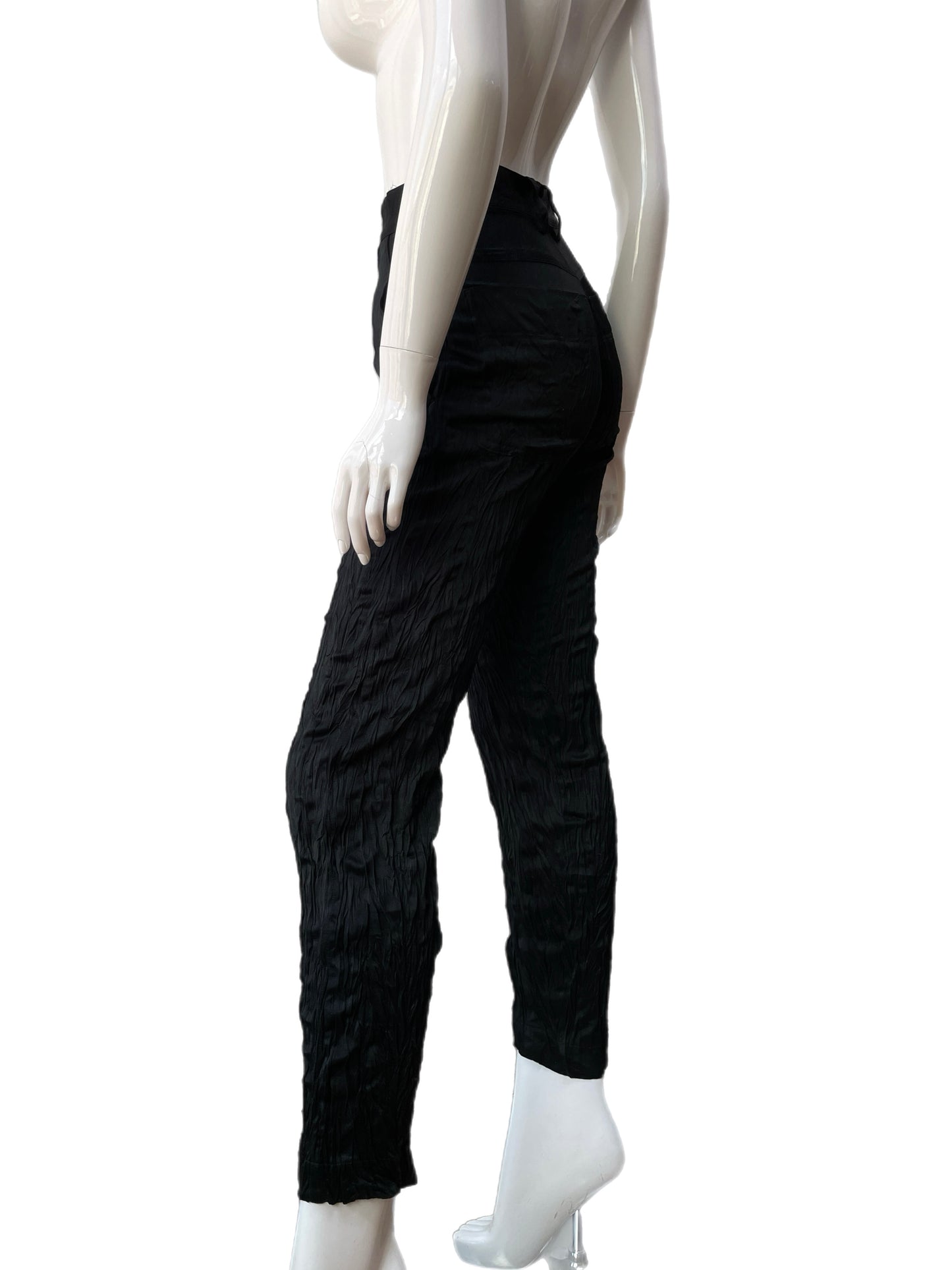 Issey Miyake Crinkle Pleated Pants