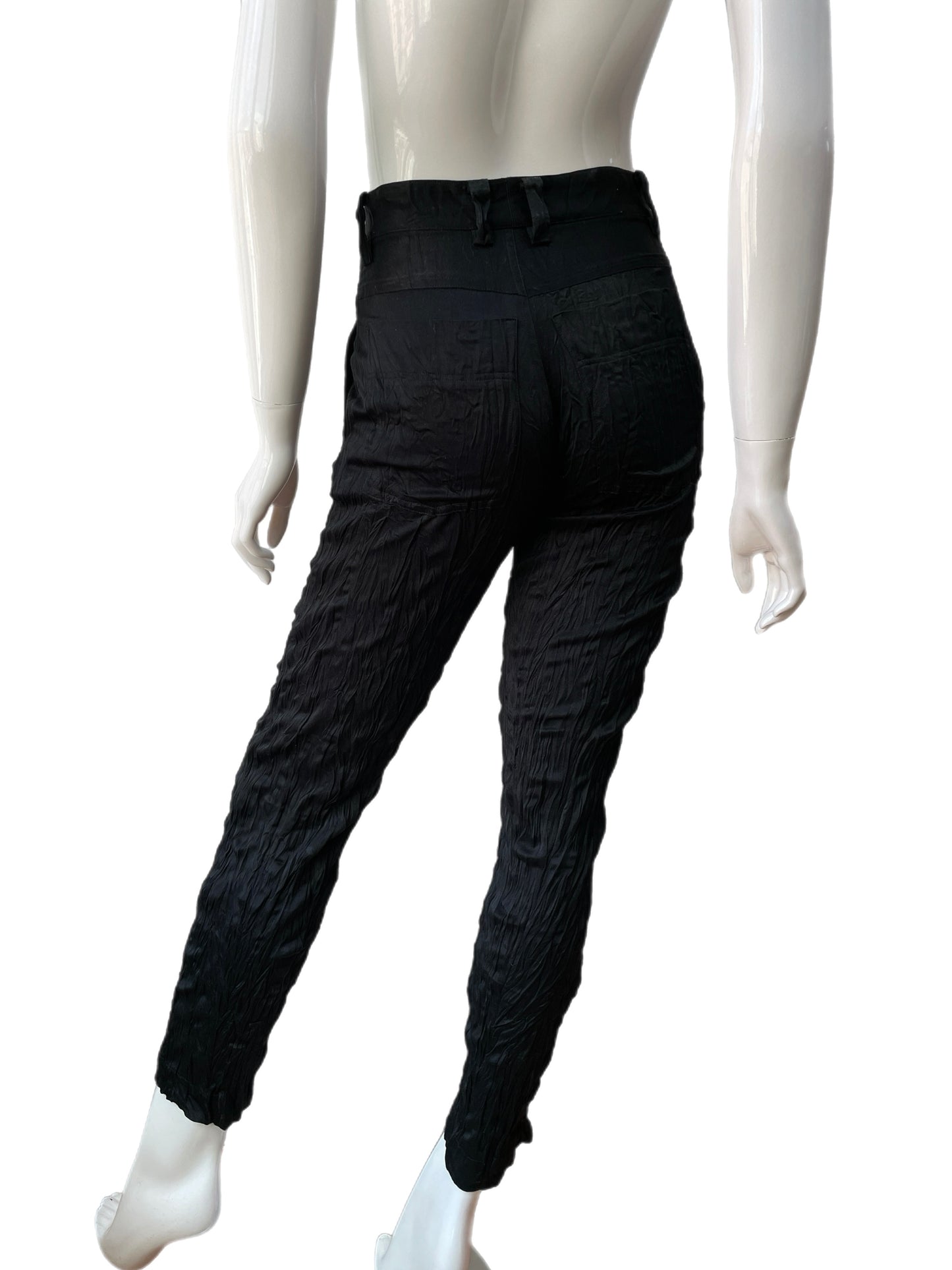 Issey Miyake Crinkle Pleated Pants