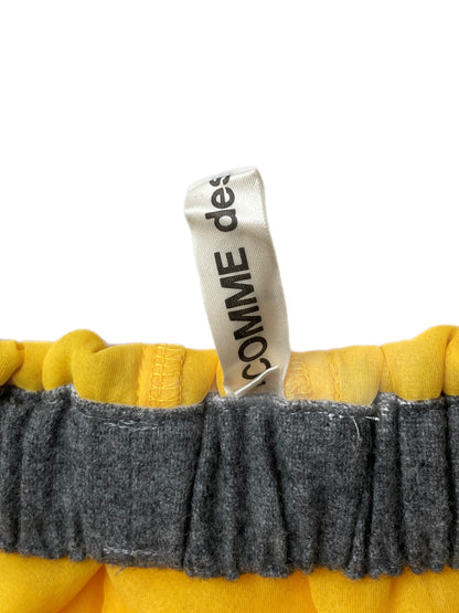 Comme des Garçons Yellow Padded Hakama Shorts