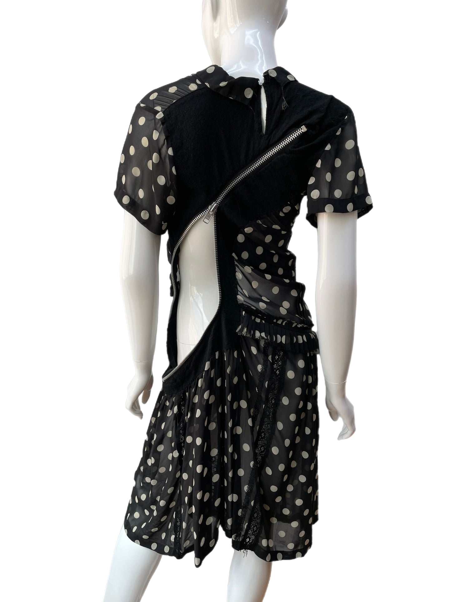 Junya Watanabe Comme Des Garçons Asymmetrical Polka Dot Dress