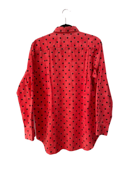 Comme Des Garçons Homme Watermelon Polka Dot Dress Shirt