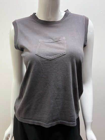 90’s Margiela Pocket Washed Gray Tank Top