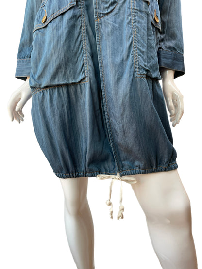 Comme Des Garçons Tricot Light Denim Duster Dress