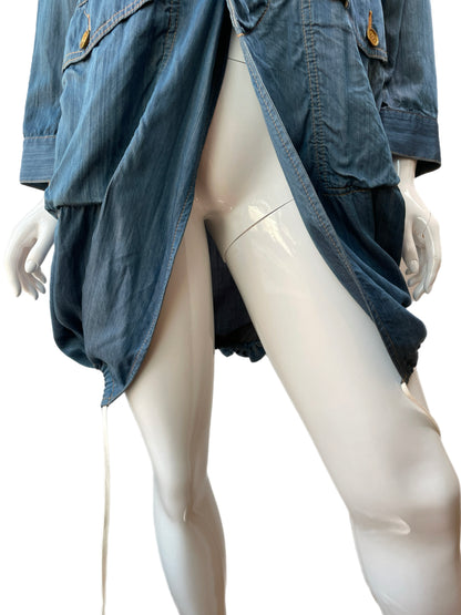 Comme Des Garçons Tricot Light Denim Duster Dress