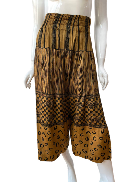 Issey Miyake Multi Print Fisherman Pants