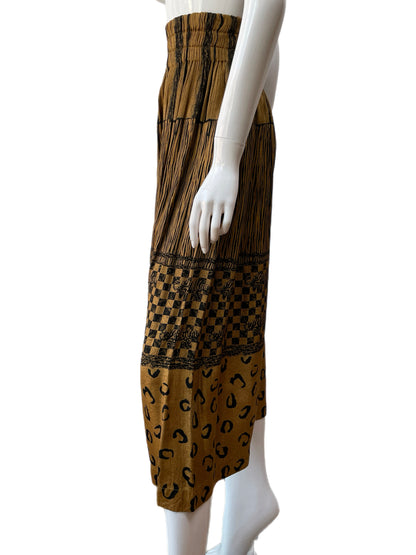 Issey Miyake Multi Print Fisherman Pants