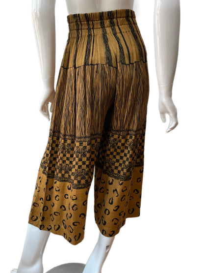 Issey Miyake Multi Print Fisherman Pants