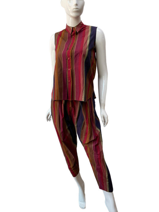 Kenzo Striped Pants and Shirt - Two Piece Set