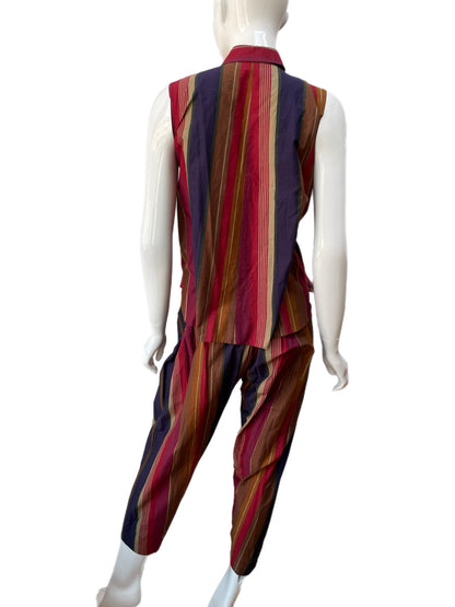 Kenzo Striped Pants and Shirt - Two Piece Set