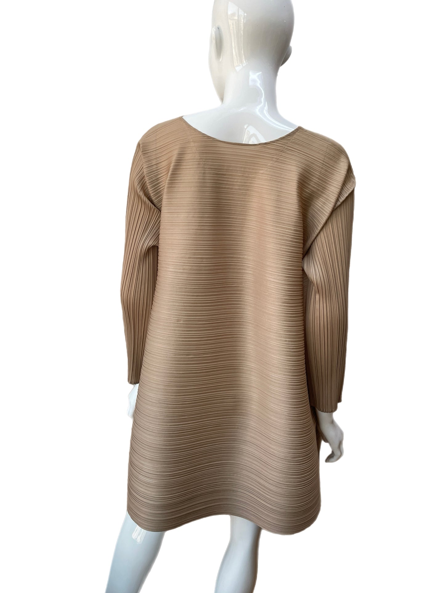 Issey Miyake Pleats Please Golden Tunic Blouse