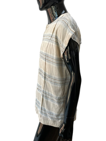 Issey Miyake Men's Striped Sleeveless Tunic