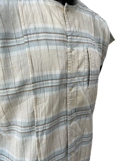 Issey Miyake Men's Striped Sleeveless Tunic