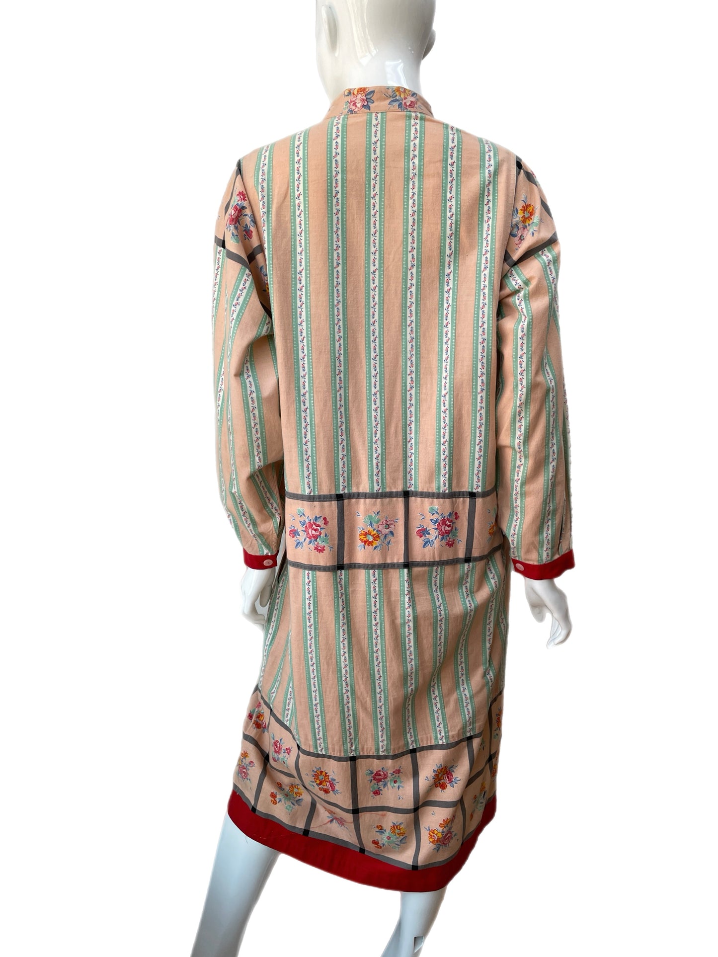 I.S. Issey Miyake Vintage Wallpaper Print Tunic Dress
