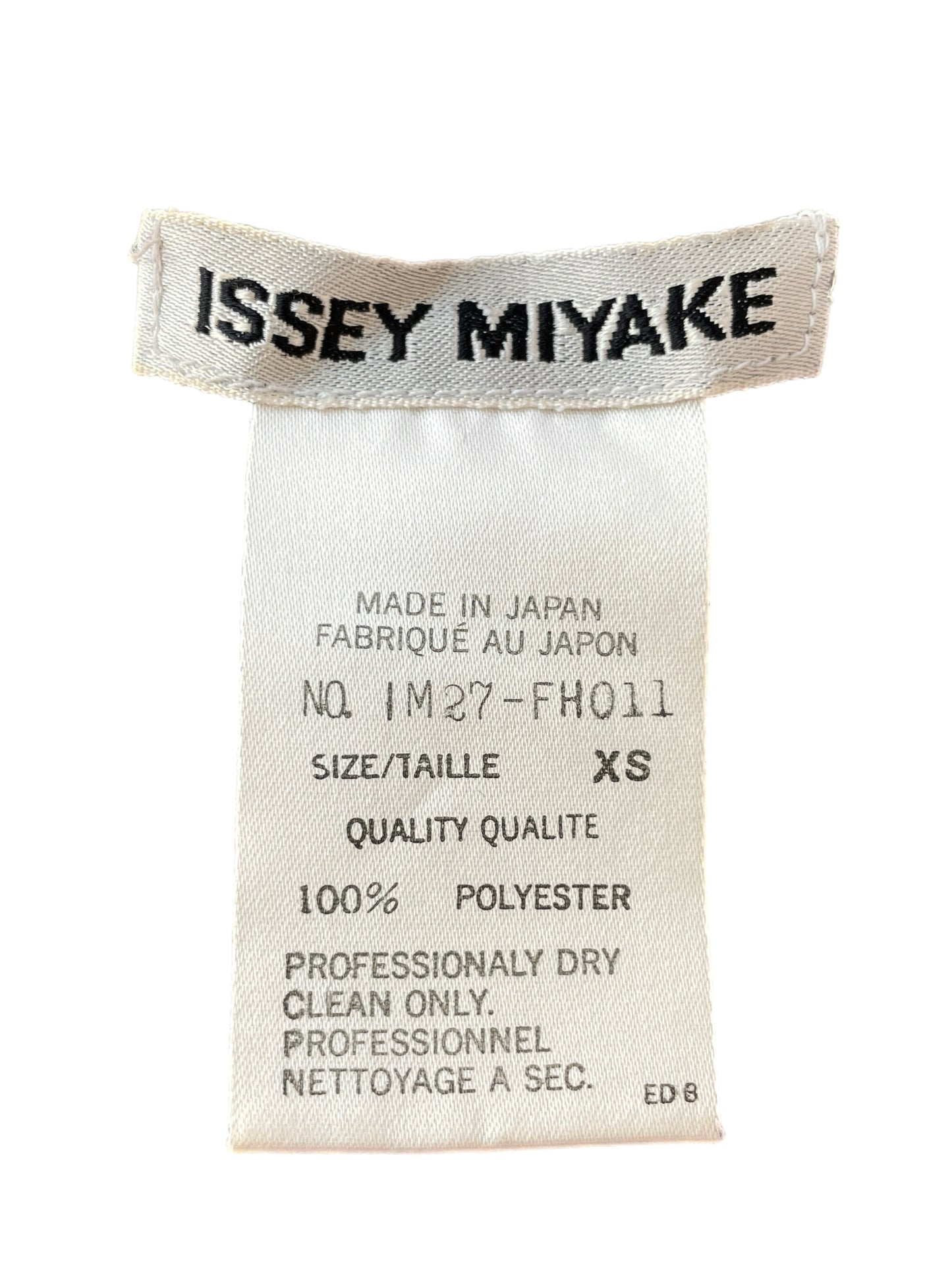 Issey Miyake Blue Crinkle Dress