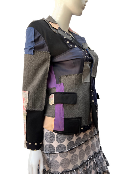 Comme Des Garçons Patchwork Blazer