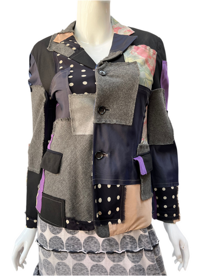 Comme Des Garçons Patchwork Blazer