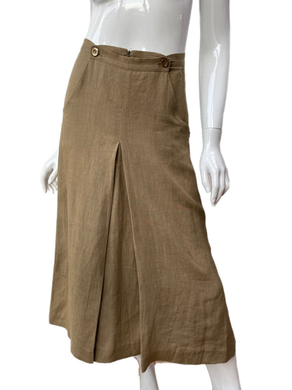 Moschino Cheap & Chic Linen Sailor Skirt