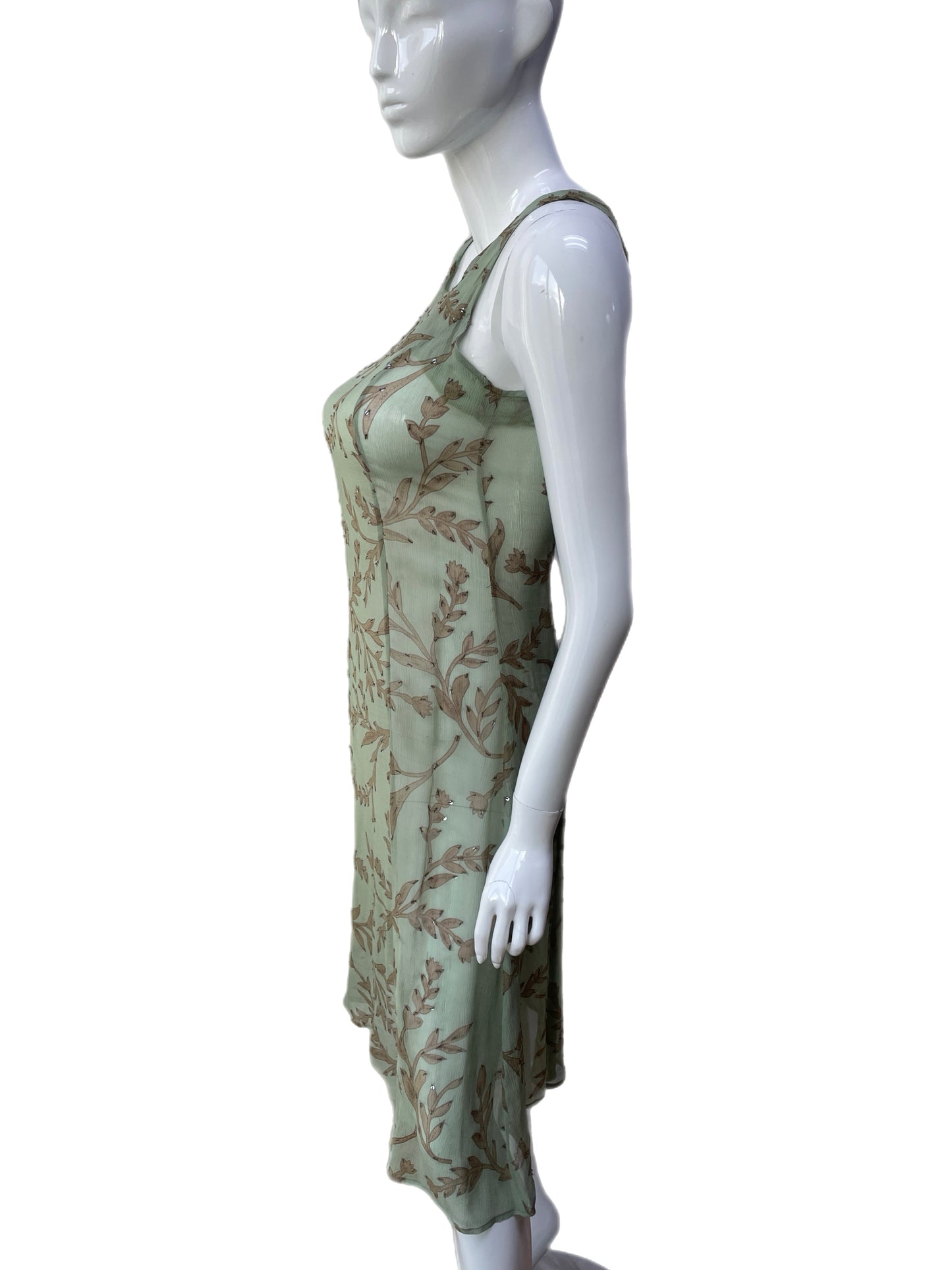 Katharine Hamnett Silk Chiffon Floral Dress