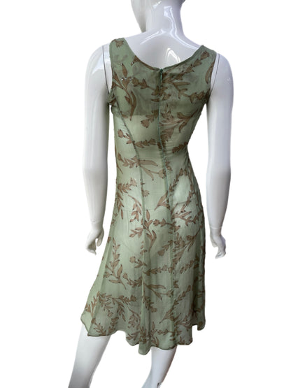 Katharine Hamnett Silk Chiffon Floral Dress