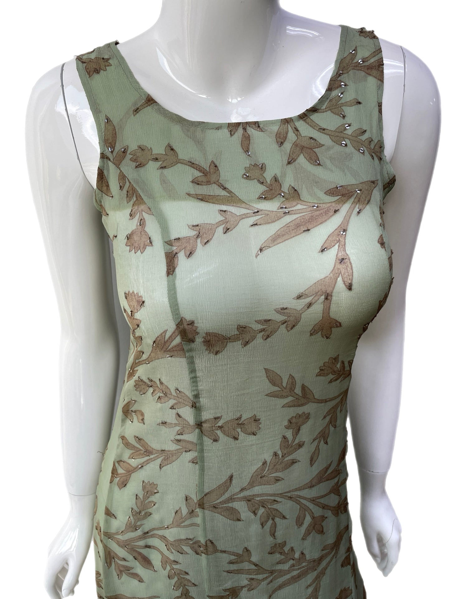 Katharine Hamnett Silk Chiffon Floral Dress