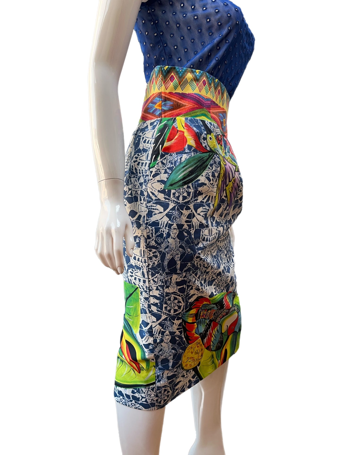 Stella Jean Printed Pencil Skirt