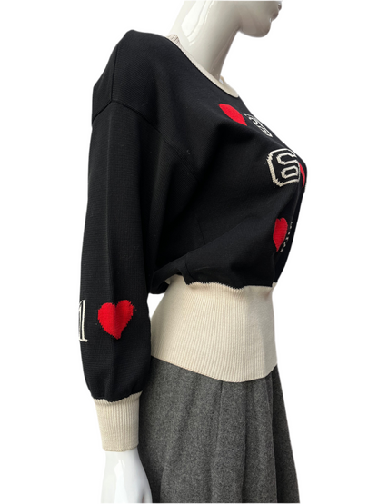 1990’s Escada Casino Hearts Sweater