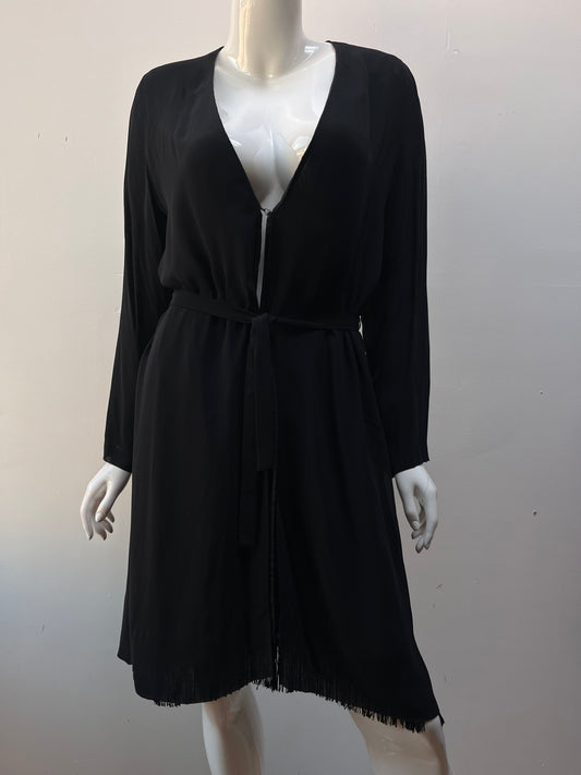 Margiela Sheer Belted Cardigan Dress