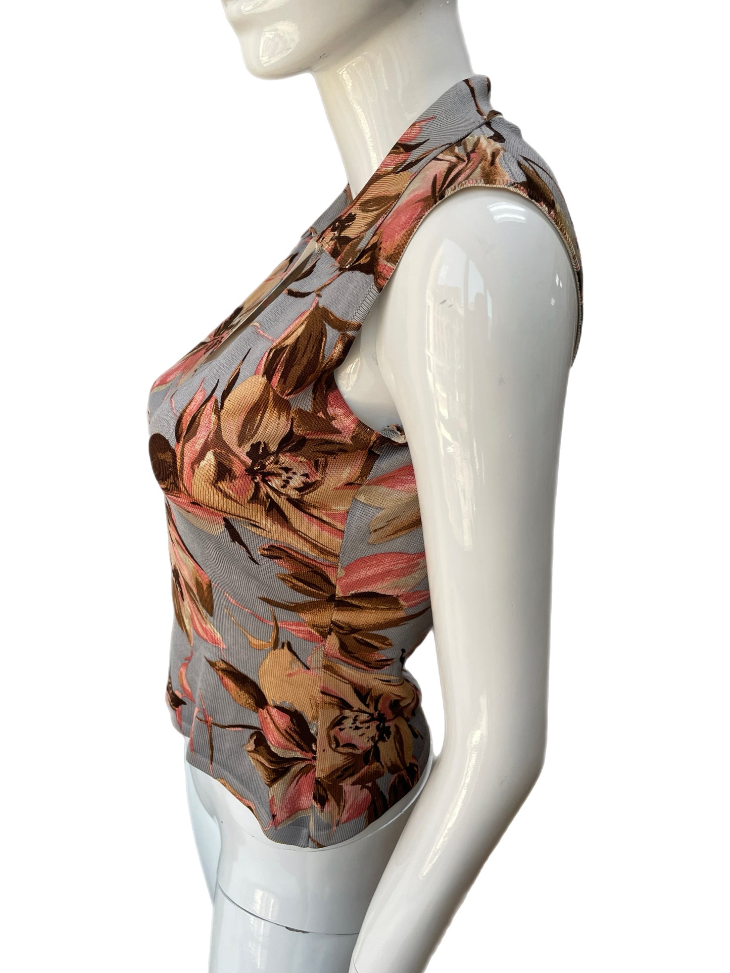 Dolce & Gabbana Sleeveless Floral Knit Pullover