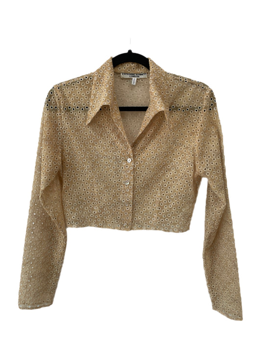 Katharine Hamnett Eyelet Cropped Shirt