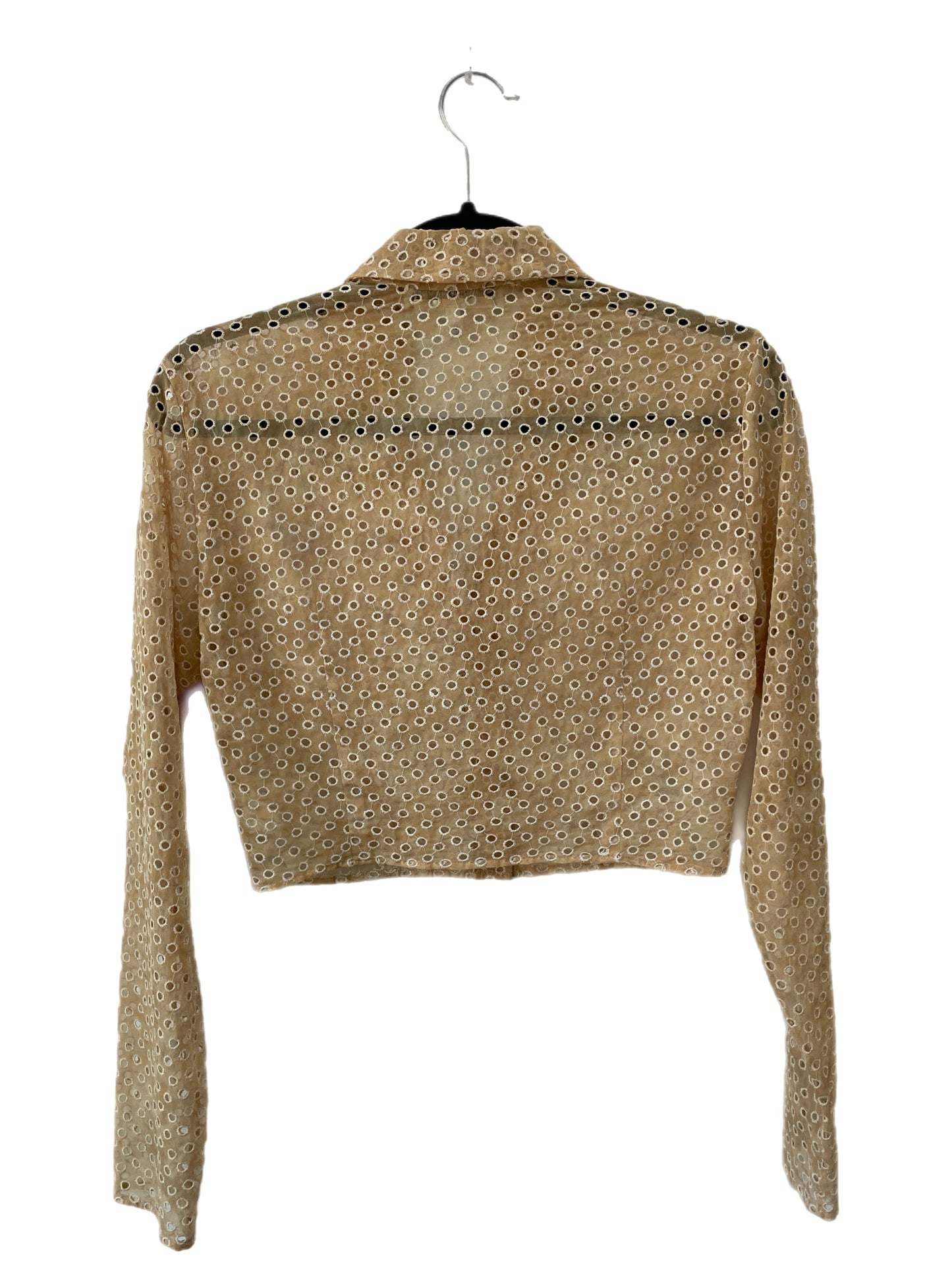 Katharine Hamnett Eyelet Cropped Shirt