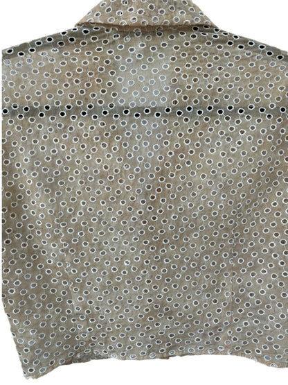 Katharine Hamnett Eyelet Cropped Shirt