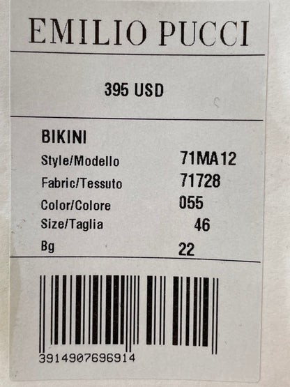 Emilio PUCCI Pink Tropical Fern Print Bikini