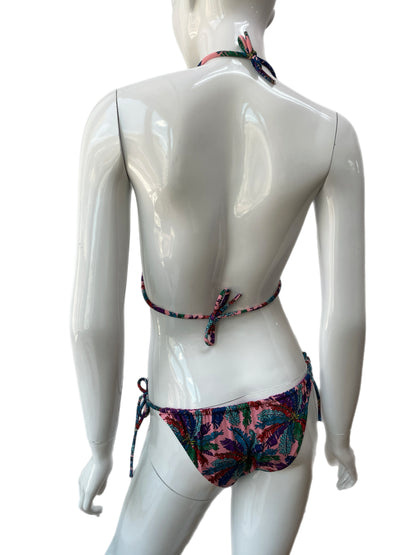 Emilio PUCCI Pink Tropical Fern Print Bikini