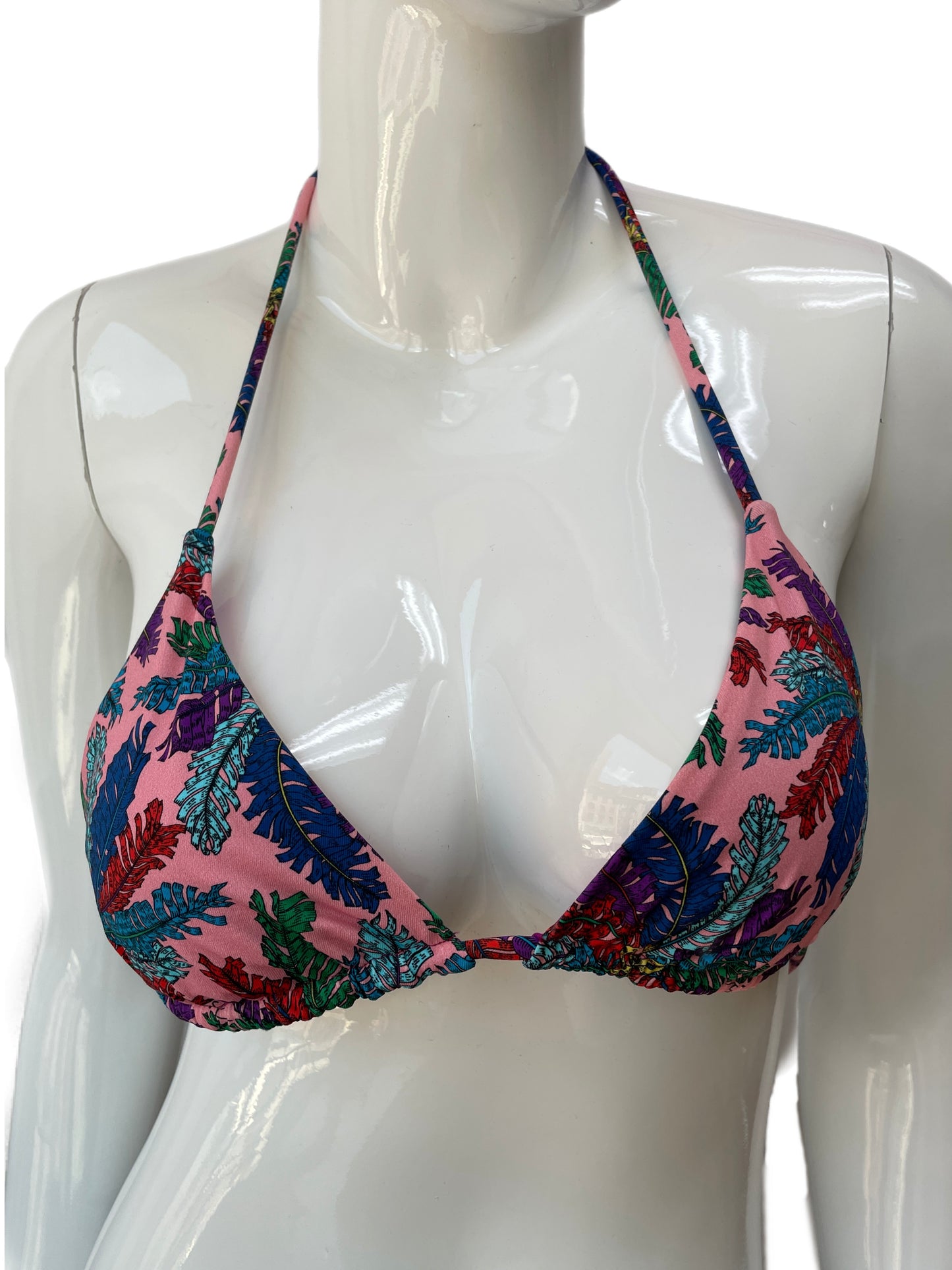 Emilio PUCCI Pink Tropical Fern Print Bikini