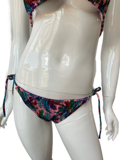 Emilio PUCCI Pink Tropical Fern Print Bikini