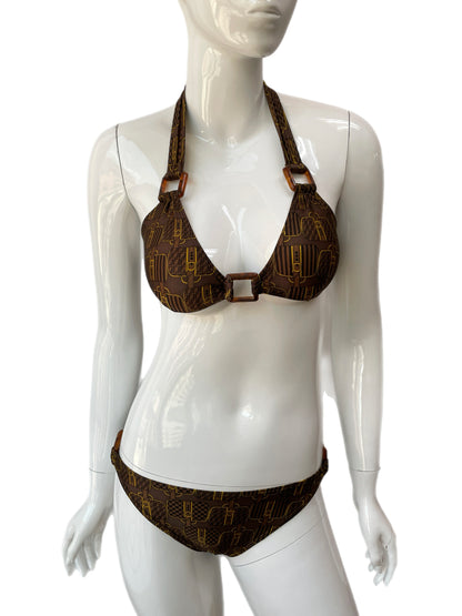 FENDI Baguette Print Bikini