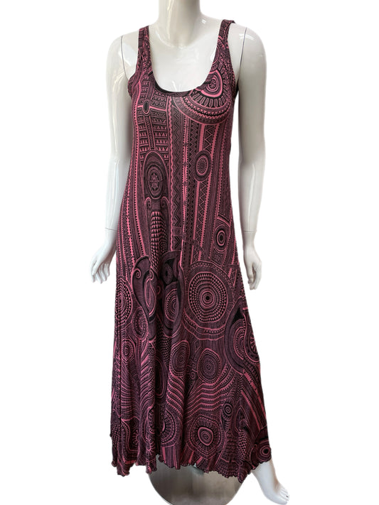 Jean Paul Gaultier Soleil Tribal Tattoo Print Tank Dress